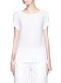 Main View - Click To Enlarge - THEORY - 'Bakeeve' fold cuff silk georgette T-shirt