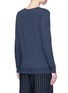 Back View - Click To Enlarge - STELLA MCCARTNEY - 'Falabella' chain cotton French terry sweater