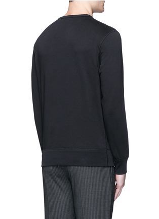 Back View - Click To Enlarge - ALEXANDER MCQUEEN - Butterfly metal embroidery sweatshirt