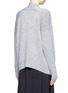 Back View - Click To Enlarge - VINCE - Drape front wool-cashmere cardigan