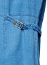 Detail View - Click To Enlarge - J BRAND - 'Kayden' half belt cotton-silk shirt dress