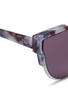 Detail View - Click To Enlarge - DIOR - 'Wildly' inset metal frame tortoiseshell acetate sunglasses