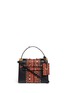 Main View - Click To Enlarge - VALENTINO GARAVANI - 'My Rockstud' cabochon tribal print leather bag