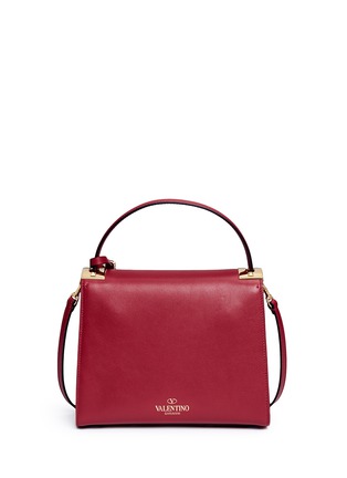 Back View - Click To Enlarge - VALENTINO GARAVANI - 'My Rockstud' small top handle leather bag