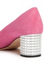 Detail View - Click To Enlarge - KATE SPADE - 'Danika Too' jewel heel suede pumps