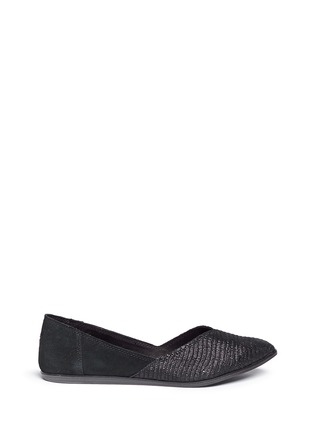 Main View - Click To Enlarge - 90294 - 'Jutti' embossed print suede flats