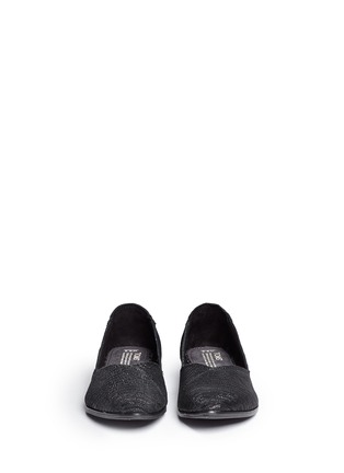 Figure View - Click To Enlarge - 90294 - 'Jutti' embossed print suede flats