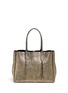 Back View - Click To Enlarge - LANVIN - 'The Shopper' tassel handle laminated leather tote