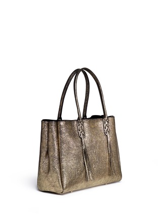 Figure View - Click To Enlarge - LANVIN - 'The Shopper' tassel handle laminated leather tote