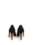 Back View - Click To Enlarge - JIMMY CHOO - 'Vesna 100' metal twist knot suede pumps