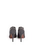 Back View - Click To Enlarge - ALAÏA - Stud suede booties