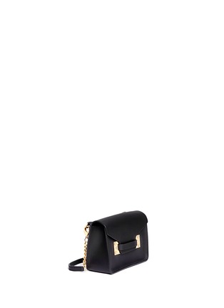 Front View - Click To Enlarge - SOPHIE HULME - 'Nano' leather envelope crossbody bag