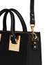 Detail View - Click To Enlarge - SOPHIE HULME - Large square leather tote
