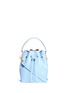 Main View - Click To Enlarge - SOPHIE HULME - Small leather drawstring bucket bag