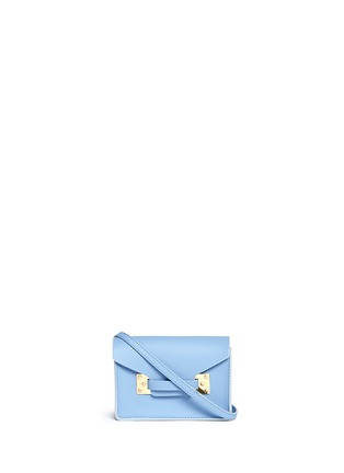 Main View - Click To Enlarge - SOPHIE HULME - 'Nano' leather envelope crossbody bag