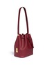 Front View - Click To Enlarge - SOPHIE HULME - 'Gibson' leather bucket bag