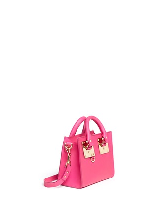 Front View - Click To Enlarge - SOPHIE HULME - Mini leather box tote