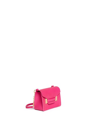 Figure View - Click To Enlarge - SOPHIE HULME - 'Nano' leather envelope crossbody bag