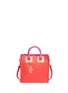 Main View - Click To Enlarge - SOPHIE HULME - Colourblock square leather tote