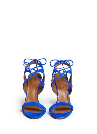 Figure View - Click To Enlarge - AQUAZZURA - 'Colette' lace-up sandals