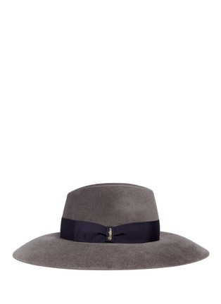 Figure View - Click To Enlarge - BORSALINO - 'Sophie' wide brim velour furfelt hat
