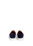 Back View - Click To Enlarge - BING XU - 'Tribeca Sailing' embroidery velvet skate slip-ons