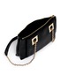 Detail View - Click To Enlarge - SEE BY CHLOÉ - 'Hailey' grainy leather chain shoulder bag