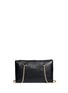 Back View - Click To Enlarge - SEE BY CHLOÉ - 'Hailey' grainy leather chain shoulder bag