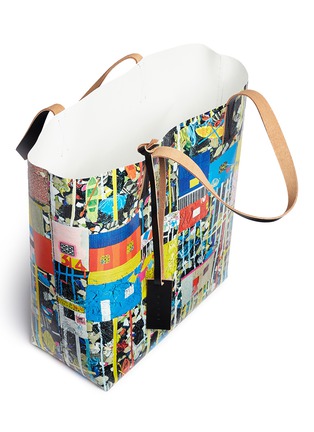 Detail View - Click To Enlarge - MARNI - Large Roger Mello print PVC tote