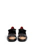 Figure View - Click To Enlarge - MARNI - Floral embellishment leather moccasin fringe loafers