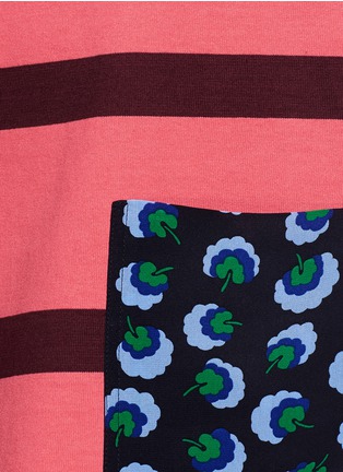 Detail View - Click To Enlarge - STELLA MCCARTNEY - Contrast back stripe T-shirt