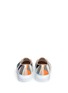 Back View - Click To Enlarge - MSGM - Geometric check print fabric slip-ons