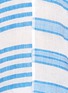 Detail View - Click To Enlarge - LEM LEM - 'Zare' stripe split cotton tunic cover-up