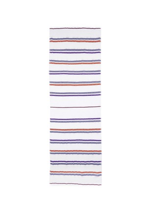 Main View - Click To Enlarge - LEM LEM - 'Kedame Beehive' stripe cotton scarf