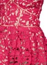 Detail View - Click To Enlarge - SELF-PORTRAIT - 'Azaelea' sweetheart neck floral lace dress