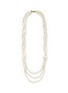Main View - Click To Enlarge - KENNETH JAY LANE - Faux pearl multi tier drop necklace