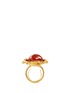 Figure View - Click To Enlarge - KENNETH JAY LANE - Crystal pavé resin jewel Scarab beetle ring
