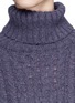 Detail View - Click To Enlarge - WHISTLES - 'Iku' wool-alpaca cable sweater