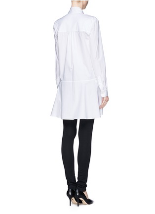 Back View - Click To Enlarge - THAKOON ADDITION - Stretch poplin shirt dress 