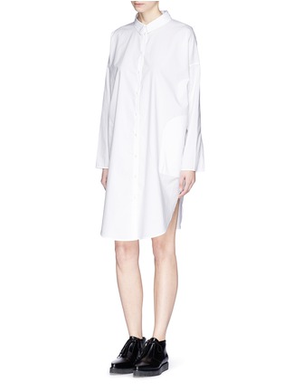 Figure View - Click To Enlarge - ACNE STUDIOS - 'Lash Tech Pop' cotton poplin shirt dress