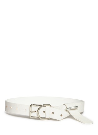Main View - Click To Enlarge - ACNE STUDIOS - 'Saxton' distressed leather belt