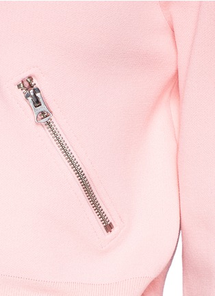 Detail View - Click To Enlarge - ACNE STUDIOS - 'Olympia' ponte knit cropped jacket