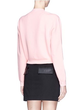 Back View - Click To Enlarge - ACNE STUDIOS - 'Olympia' ponte knit cropped jacket
