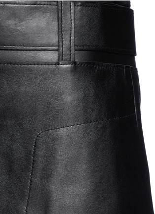 Detail View - Click To Enlarge - 3.1 PHILLIP LIM - Leather A-line skirt