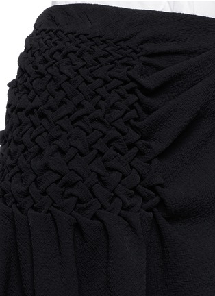 Detail View - Click To Enlarge - 3.1 PHILLIP LIM - Smocked hip pencil skirt