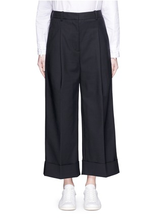 Main View - Click To Enlarge - 3.1 PHILLIP LIM - Foldup cuff wide leg cropped pants