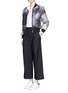 Figure View - Click To Enlarge - 3.1 PHILLIP LIM - Foldup cuff wide leg cropped pants