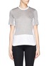 Main View - Click To Enlarge - 3.1 PHILLIP LIM - Jersey and poplin combo T-shirt