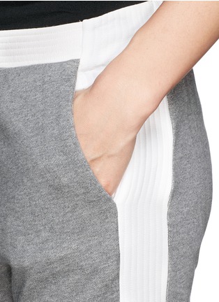 Detail View - Click To Enlarge - 3.1 PHILLIP LIM - Ribbed side stripe jogging pants
