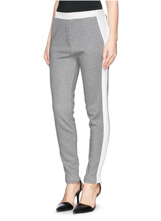 Front View - Click To Enlarge - 3.1 PHILLIP LIM - Ribbed side stripe jogging pants